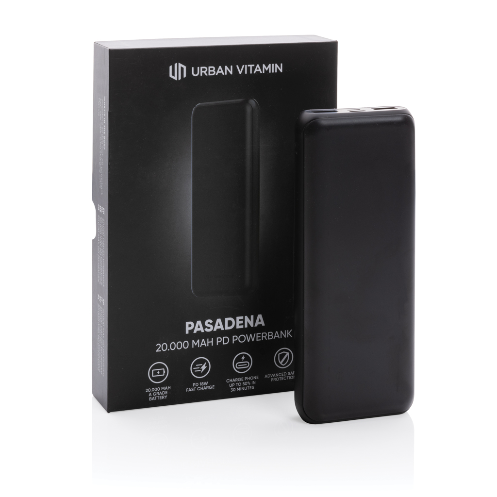 Powerbanks personalizados Pasadena Urban Vitamin 20.000 mAh 18W PD 4 Powerbanks personalizados Pasadena Urban Vitamin 20.000 mAh 18W PD - Imagen 4