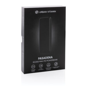 Powerbanks personalizados Pasadena Urban Vitamin 20.000 mAh 18W PD 10 P322.751 P 501
