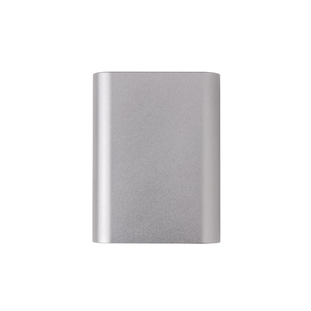 Powerbanks personalizados inalámbrico de bolsillo de aluminio 5,000 mAh 3 000 mAhgris