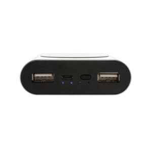 Powerbanks personalizados inalámbrico de bolsillo de aluminio 5,000 mAh 12 Powerbanks personalizados inalámbrico de bolsillo de aluminio 5