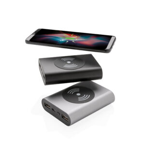 Powerbanks personalizados inalámbrico de bolsillo de aluminio 5,000 mAh 15 000 mAhgris
