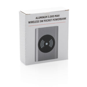 Powerbanks personalizados inalámbrico de bolsillo de aluminio 5,000 mAh 17 P324.492 P 501