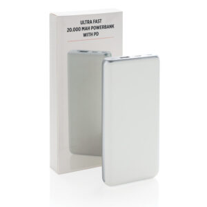 Powerbanks personalizadoss personalizados ultra rápida 20.000 mAh con PD 20 P324.683 P 500