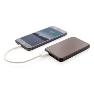 Powerbanks personalizados de bolsillo 5.000mAh 14 negro