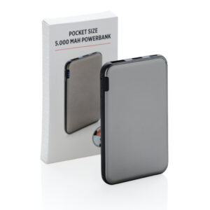 Powerbanks personalizados de bolsillo 5.000mAh 22 P324.742 P 500