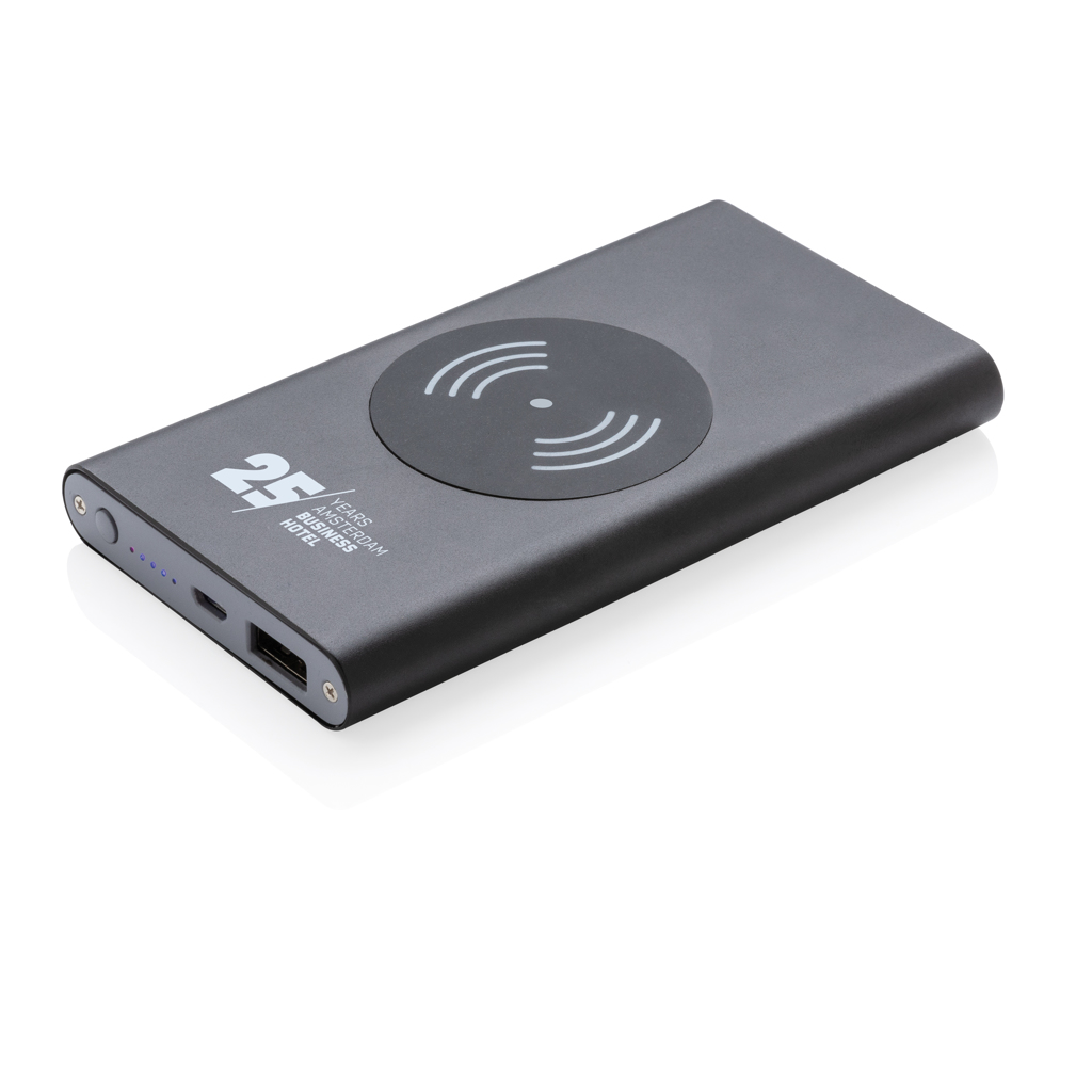 Powerbanks personalizadoss personalizados inalámbrico 4.000 mAh 5V 8 Powerbanks personalizadoss personalizados inalámbrico 4.000 mAh 5Vnegro