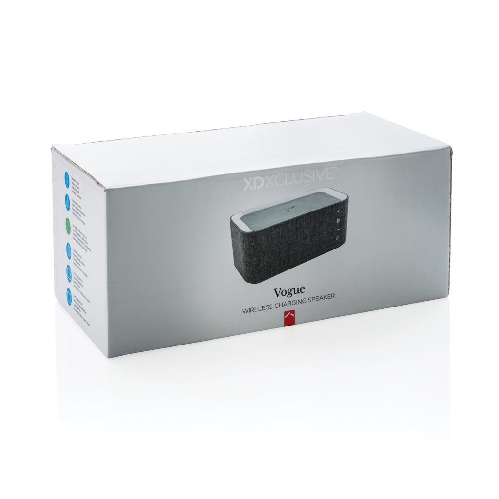 Altavoz inalámbrico de carga Vogue 6 Altavoz inalámbrico de carga Voguegris