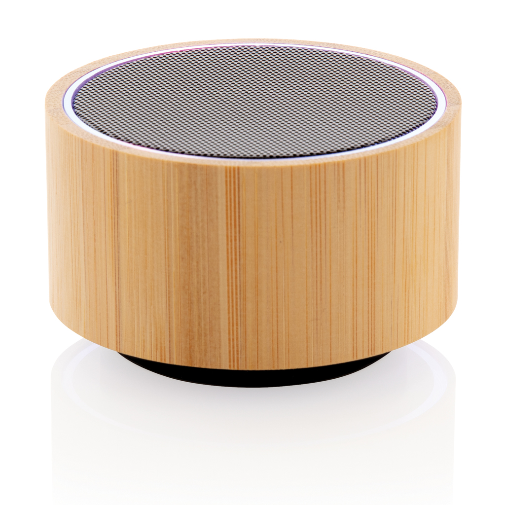 Altavoz inalámbrico de bambú 1 Altavoz inalámbrico de bambú