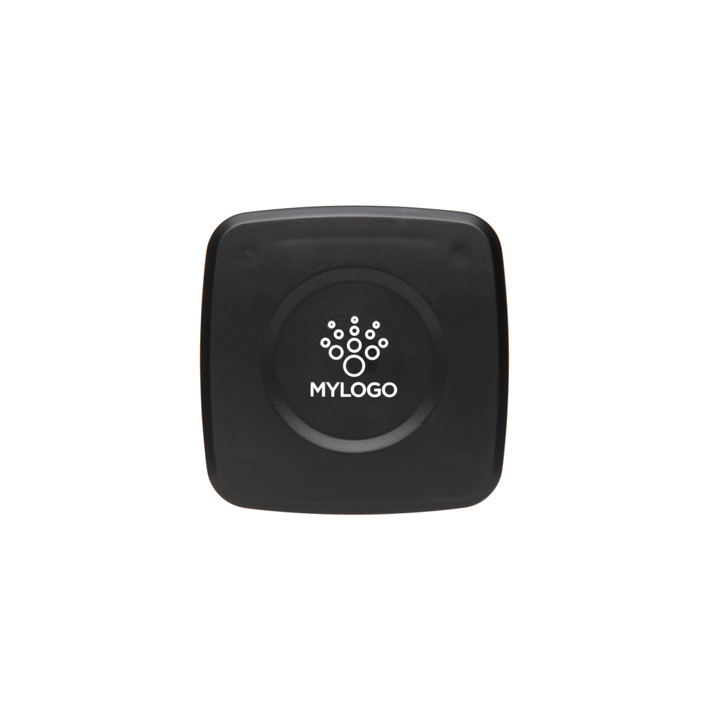 Altavoz inalámbrico 3W de tela con logo iluminado 7 gris