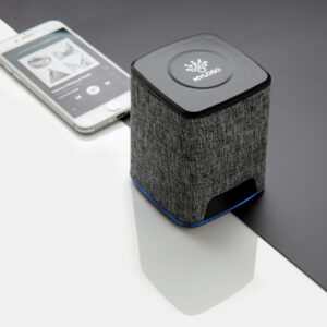 Altavoz inalámbrico 3W de tela con logo iluminado 23 P328.362 M 400