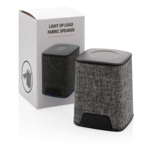 Altavoz inalámbrico 3W de tela con logo iluminado 26 P328.362 P 501