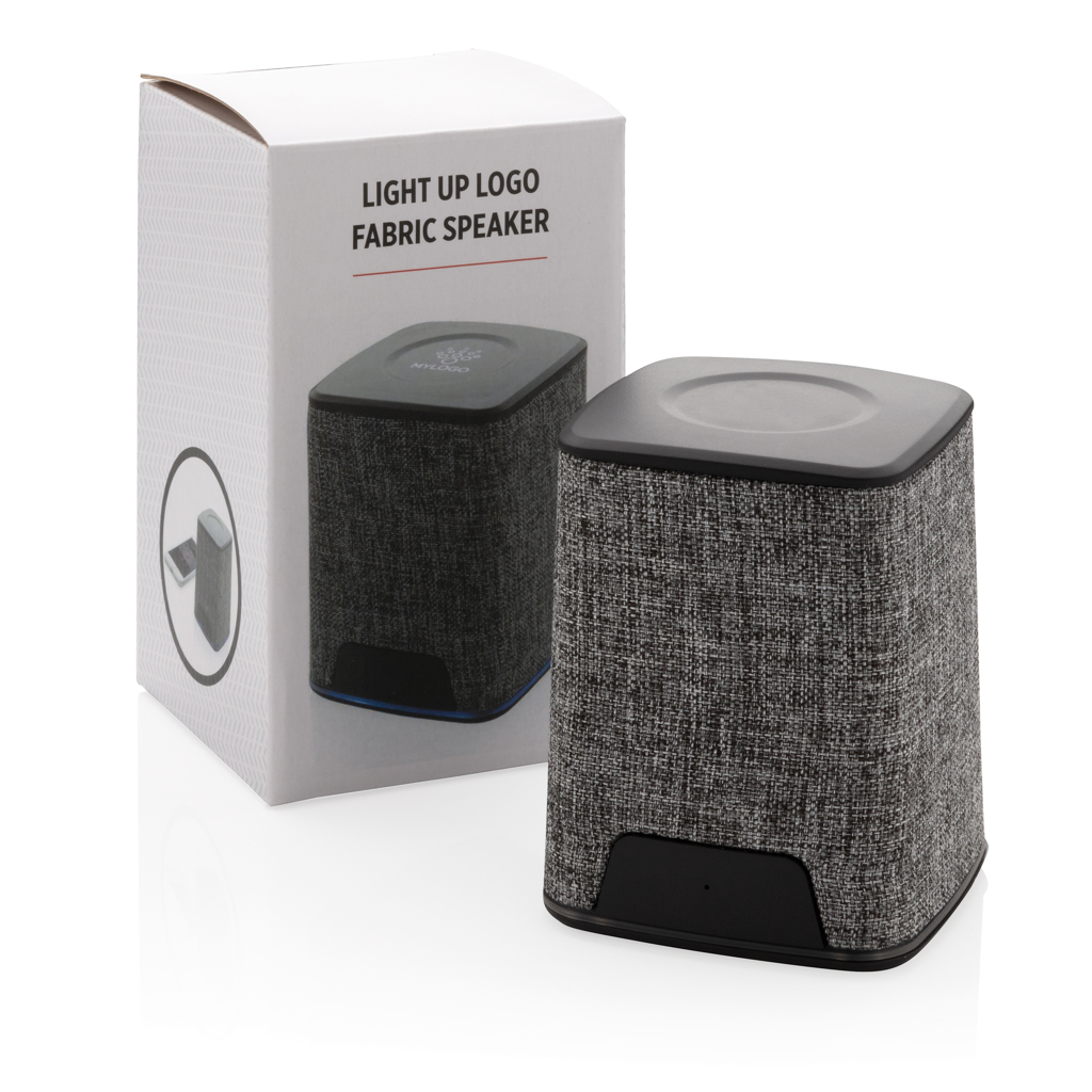 Altavoz inalámbrico 3W de tela con logo iluminado 13 Altavoz inalámbrico 3W de tela con logo iluminado - Imagen 13