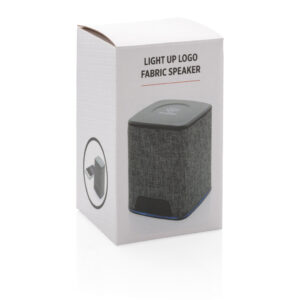 Altavoz inalámbrico 3W de tela con logo iluminado 27 P328.362 P 502