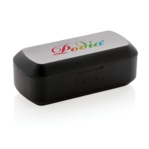 Auriculares Free Flow TWS con caja de carganegro