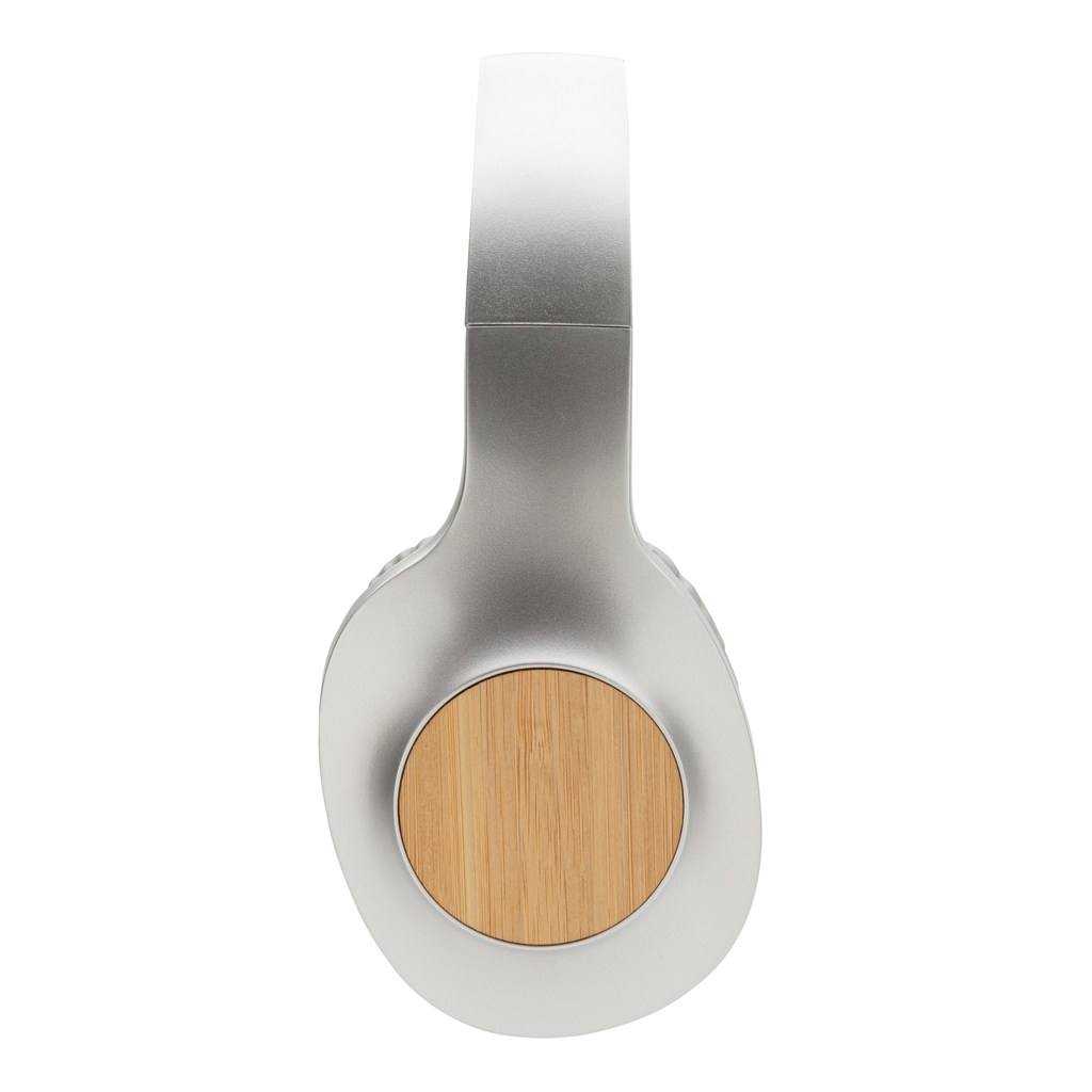 Auriculares inalámbricos Dakota bambú 3 gris