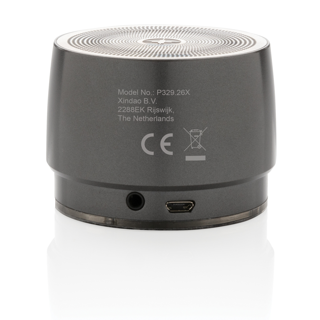 Altavoz de graves inalámbrico Swiss Peak 5W 5 gris