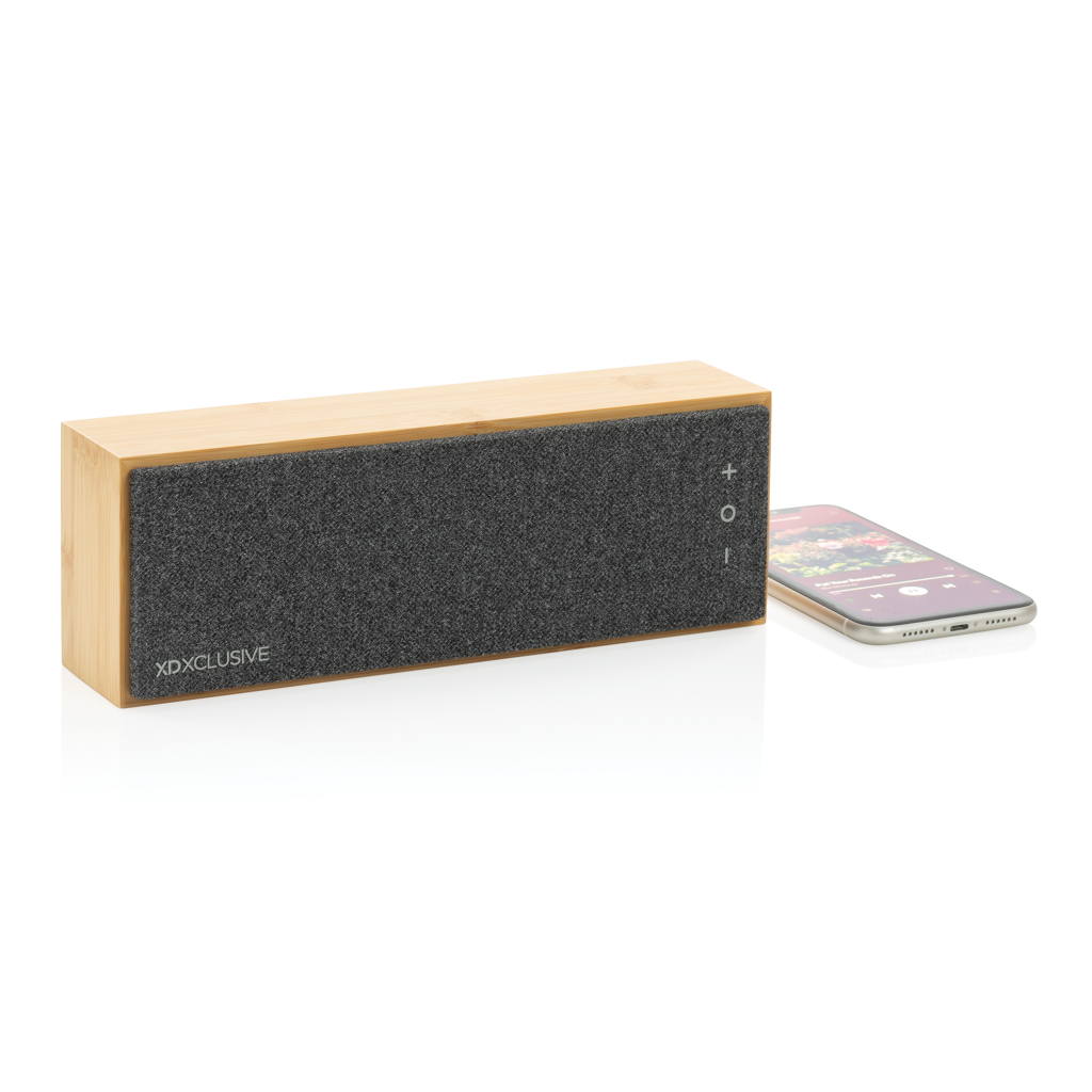 Altavoz de bambú inalámbrico Wynn 10W 2 Altavoz de bambú inalámbrico Wynn 10Wmarron