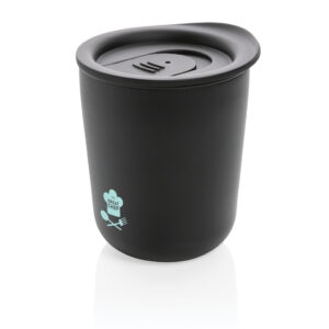 Taza de café antimicrobiana simplistanegro