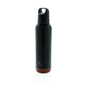 Botellas personalizadas  al vacío de corcho antigoteonegro