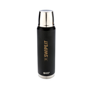 Termo Swiss Peak Elite de cobre al vacío 1Lnegro