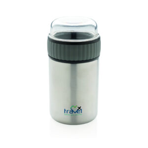 Tupper al vacío 2 en 1gris