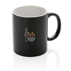 Tazas personalizadas básica de cerámicanegro