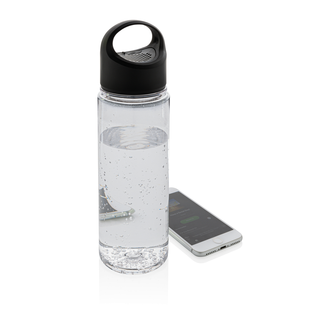 Botellas personalizadas de agua con altavoz inalámbrico 4 Botellas personalizadas de agua con altavoz inalámbriconegro