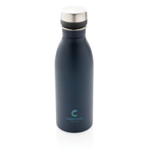 Botellas personalizadas  de acero inoxidable Deluxeazul marino