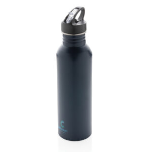 Botellas personalizadas  de actividad acero inoxidable Deluxeazul marino