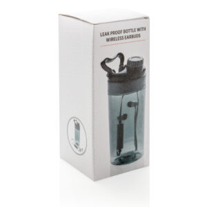 Botellas personalizadas antigoteo con auriculares inalámbricos 21 P436.441 P 501