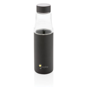 Botellas personalizadas  Hybrid antigoteo de cristal y al vacíonegro