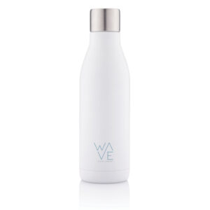 Botellas personalizadas  de acero inoxidable al vacío con esterilizador UV-Cblanco