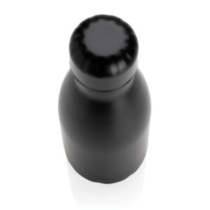 Botellas personalizadas  de acero inoxidable al vacío de color sólido 260mlnegro