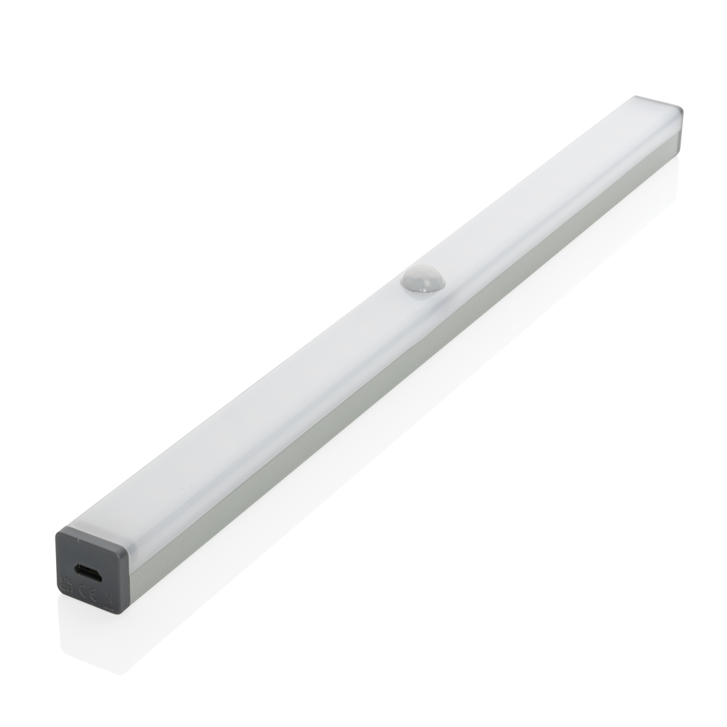 Luz LED grande con sensor de movimiento recargable por USB 3 Luz LED grande con sensor de movimiento recargable por USBplata