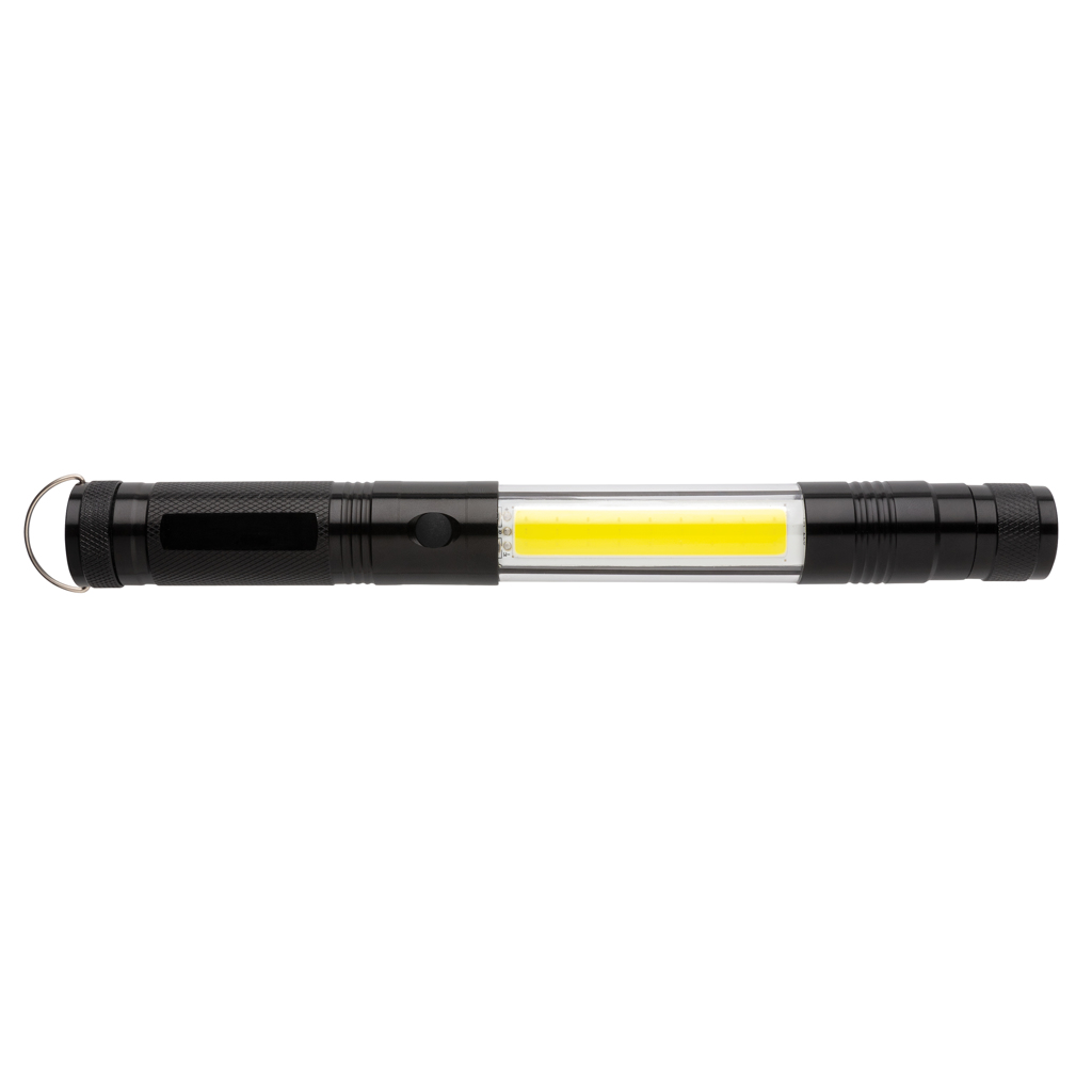Gran luz telescópica con COB 2 Gran luz telescópica con COBnegro