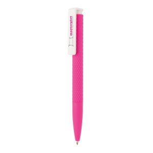 Bolígrafos personalizados tacto suave X7rosa