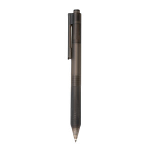 Bolígrafo mate X9 con empuñadura de siliconanegro