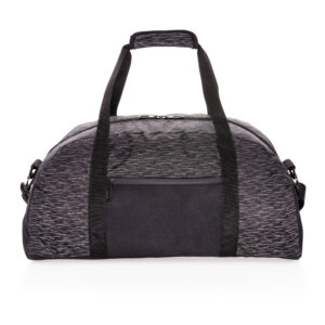 Bolsa de fin de semana reflectante RPET con trazador AWARE ™negro