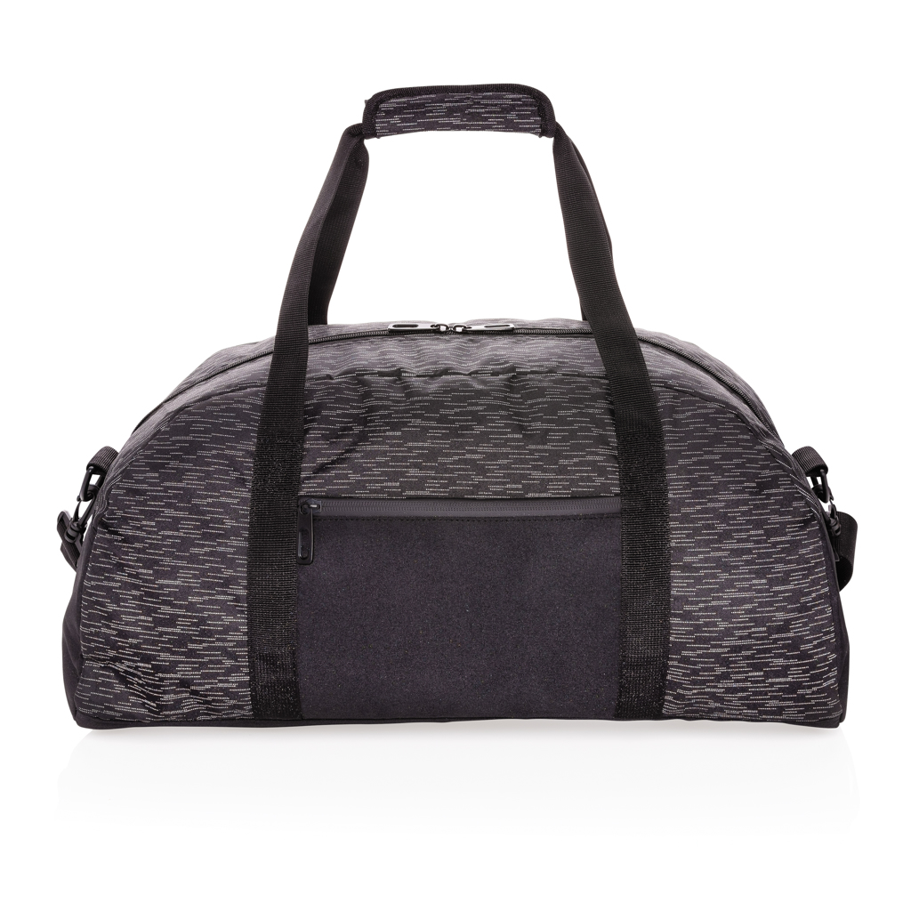 Bolsa de fin de semana reflectante RPET con trazador AWARE ™ 2 Bolsa de fin de semana reflectante RPET con trazador AWARE ™negro