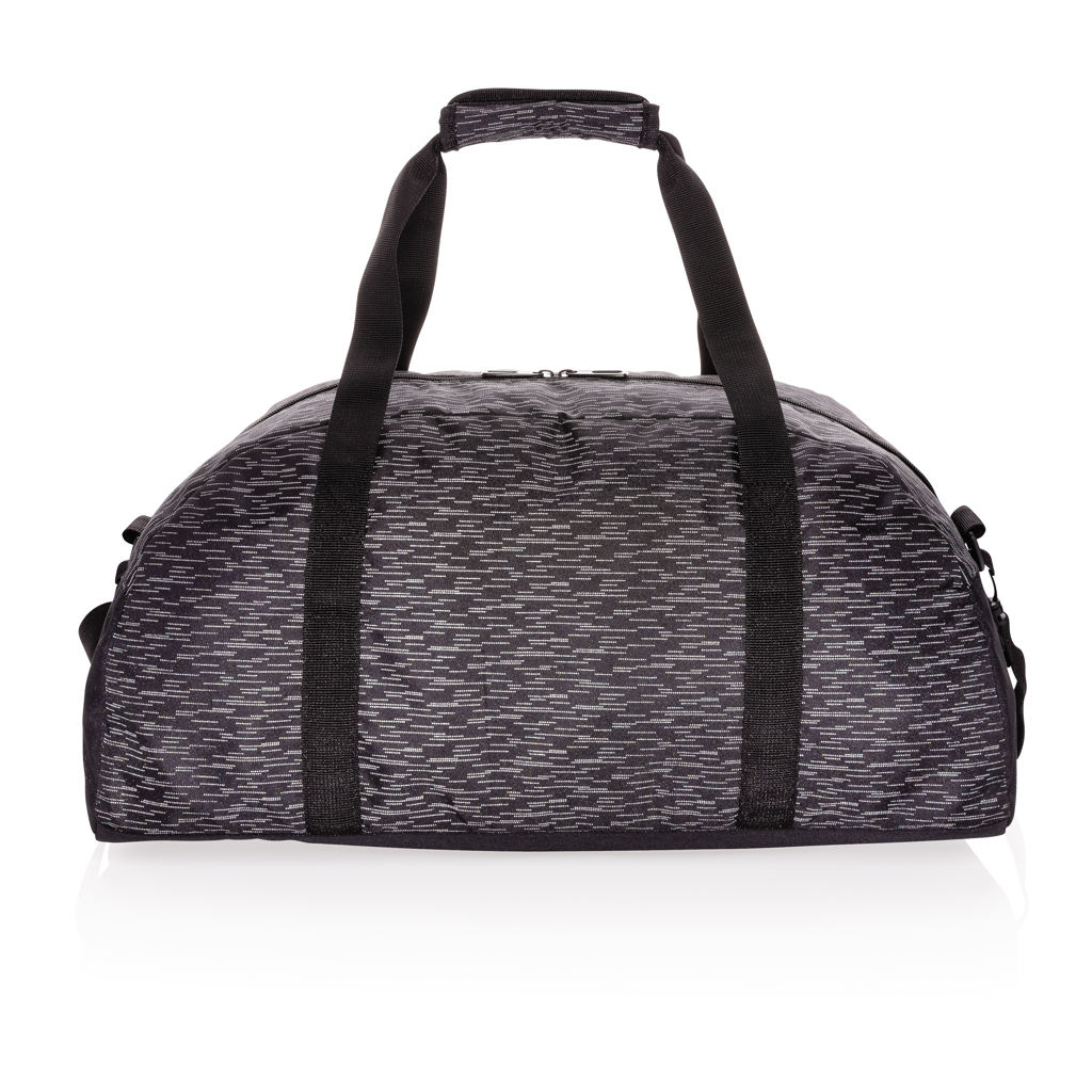 Bolsa de fin de semana reflectante RPET con trazador AWARE ™ 3 Bolsa de fin de semana reflectante RPET con trazador AWARE ™negro