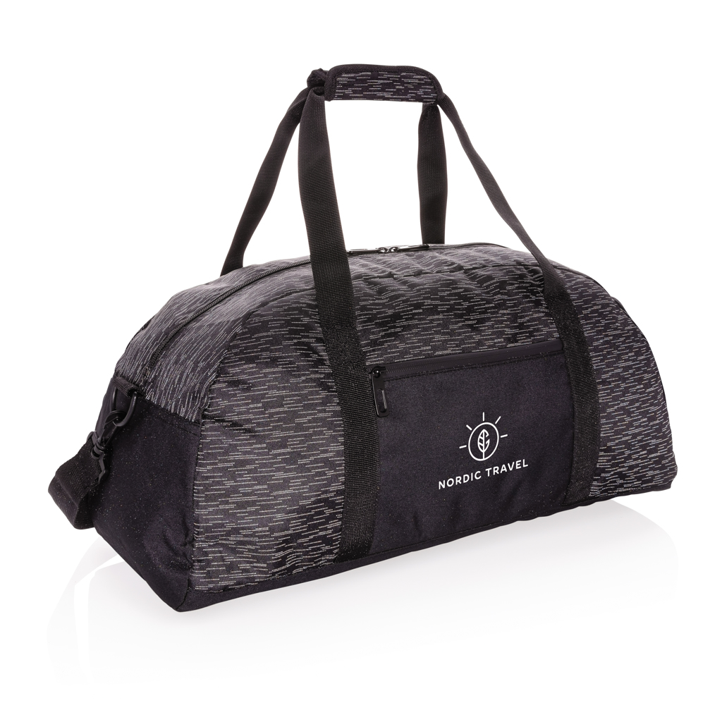 Bolsa de fin de semana reflectante RPET con trazador AWARE ™ 6 Bolsa de fin de semana reflectante RPET con trazador AWARE ™negro