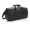 Bolsa Fashion de fin de semana negra sin PVC