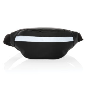 Riñonera PU de alta visibilidadnegro