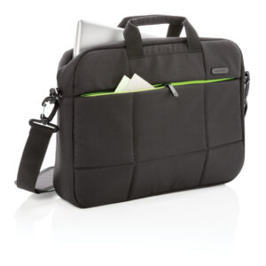Maletín Soho para portátil 15.6" RPET sin PVCnegro