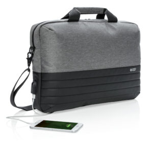 Maletín para portátil 15.6" Swiss Peak RFIDgris