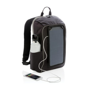 Mochila con panel solar sin PVC 15 Mochila con panel solar sin PVCnegro