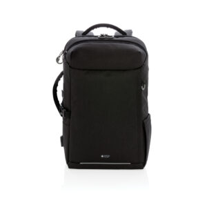 Mochila de viaje Swiss Peak XXL con protección RFID y USBnegro