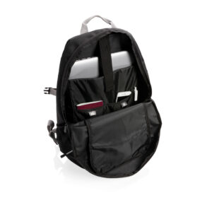 Mochila para portátil Outdoor RFID sin PVCnegro
