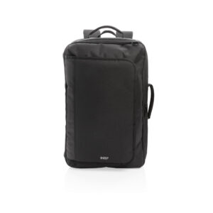 Mochila de viaje convertible Swiss Peak sin PVCnegro