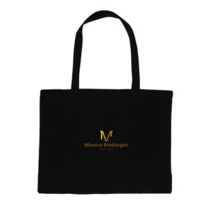 Bolsa de compra de algodón reciclado 145gr Impact AWARE ™negro